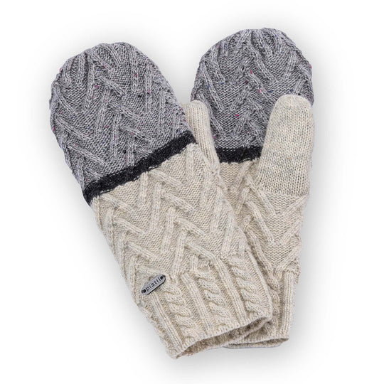 Pistil Estes Mitten in Brown, Blue & Grey