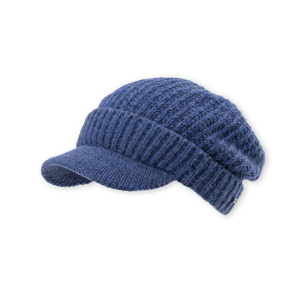 Pistil Viola Knit Brim Beanie in Ivory, Gold & Blue