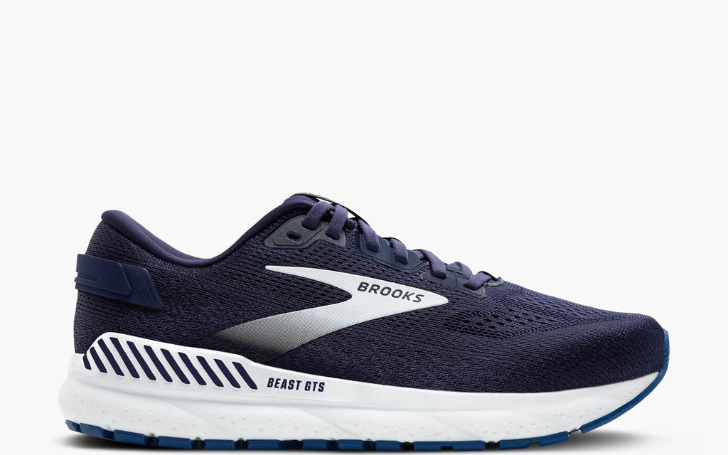 Brooks Beast GTS 24 Men s Running Shoe in Peacoat Navy White Available Gimres Shoes