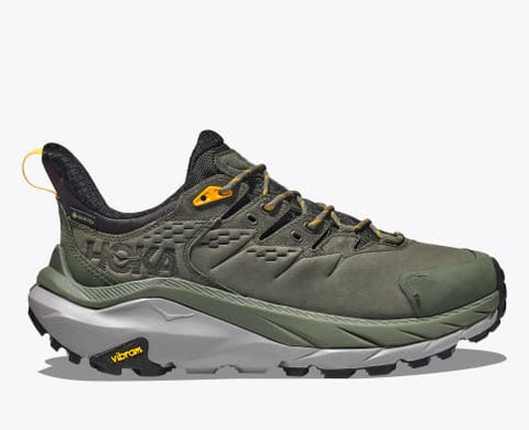 Hoka Kaha 2 GTX Men's & Women's Low Waterproof Hiking Shoe in Thyme