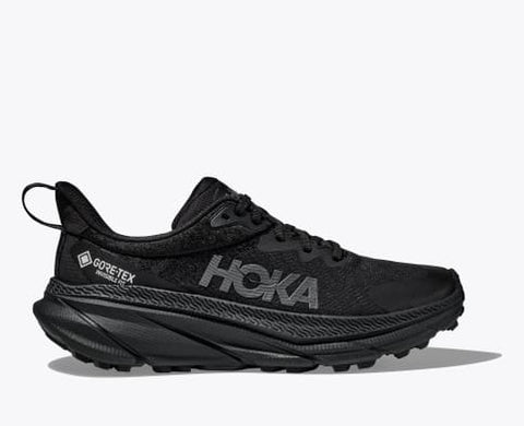 Hoka Women's Challenger 7 GTX Running Shoe in Black/Black