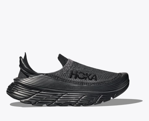 Hoka Restore TC Shoe in Dune/Oxford Tan & Black