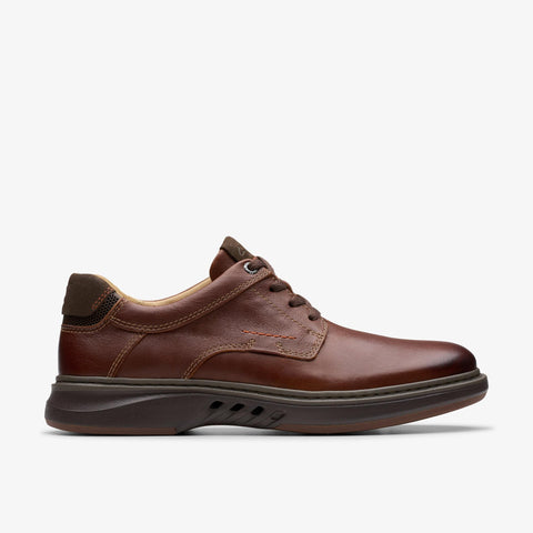 Clarks Un Briley Pace Tan Leather Shoe