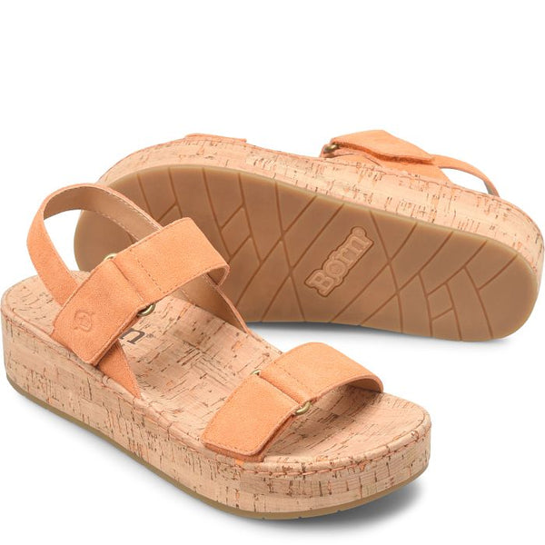 Born Sloan Sandal in Grey Orange & Black