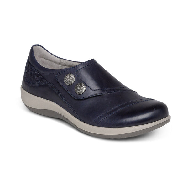 Aetrex Karina Monk Strap in Navy, Black & Brown