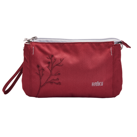 Haiku Stride Wristlet in Cherry Blossom, Rosewood, Stone Gray, Floral Garden, River Rock Blue, Forest & Honeycomb