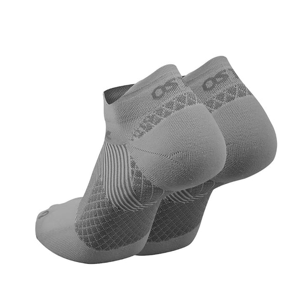 OS 1st Plantar Fasciitis No Show Socks in Black & Grey