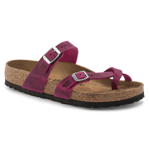 Birkenstock Mayari in Fuchsia Oiled Leather